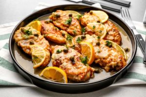 Chicken Piccata - With Lemony Creamy Sauce