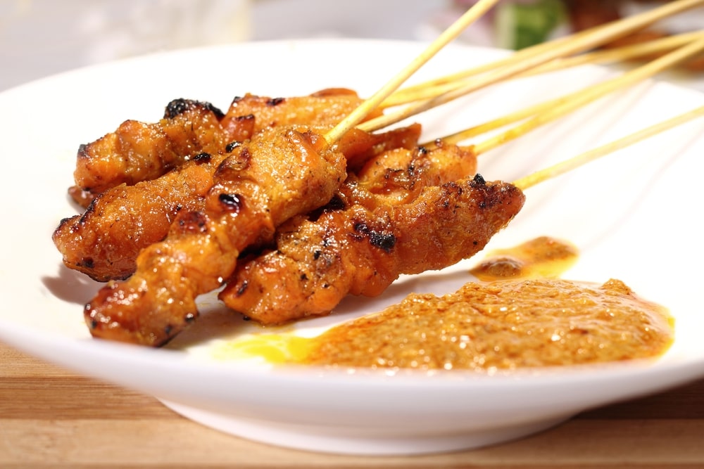 Chicken Satay Authentic Thai Chicken Satay Recipe With Peanut Sauce