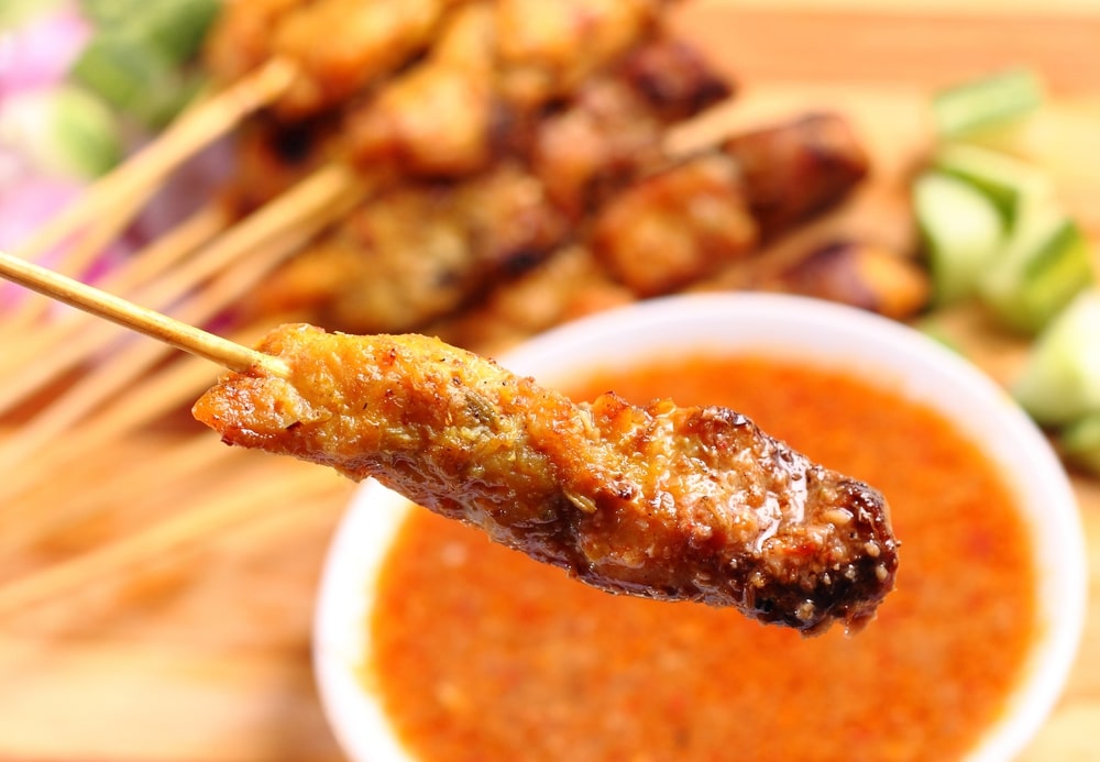 Chicken Satay Authentic Thai Chicken Satay Recipe With Peanut Sauce