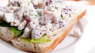 chicken salad with grapes