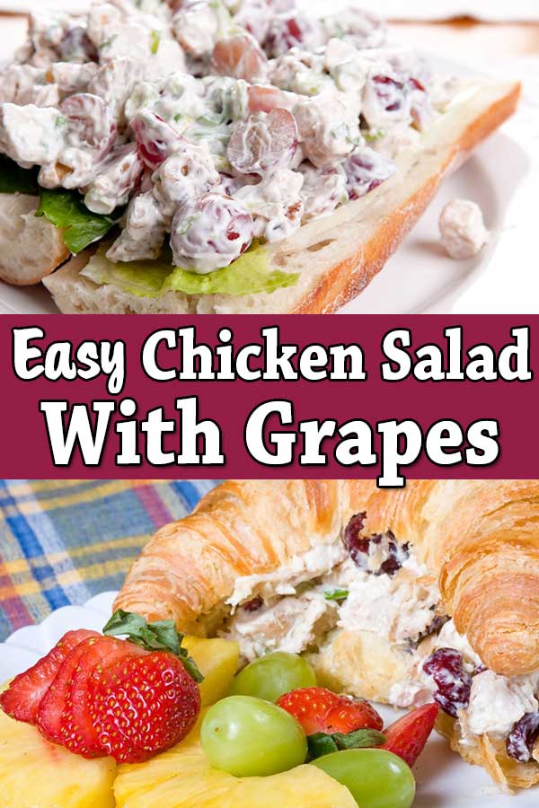 Chicken Salad with Grapes Recipe - Pecans, Almonds, Walnuts (All ...