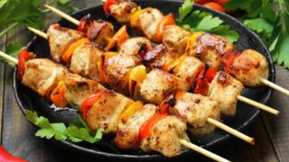 grilled chicken kabobs