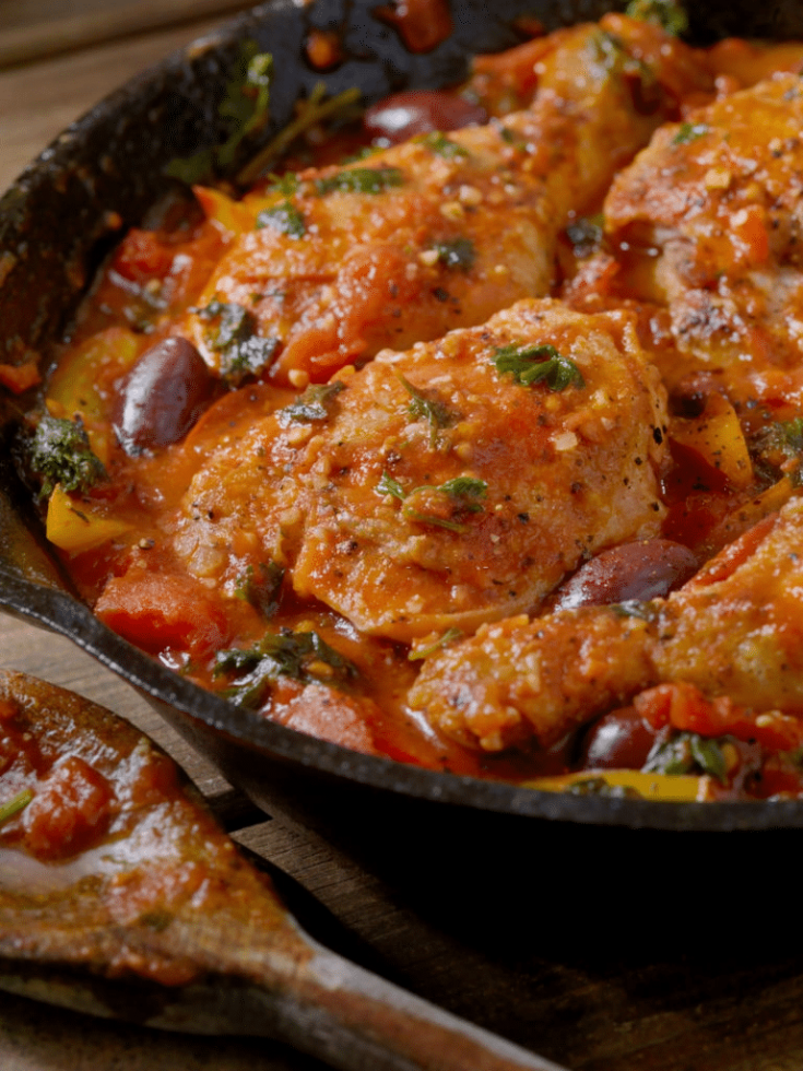 Keto Chicken Cacciatore - Easy Low Carb Chicken Cacciatore