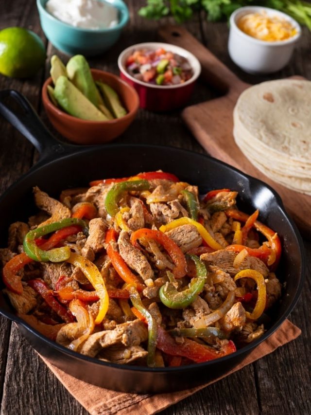 low carb chicken fajitas