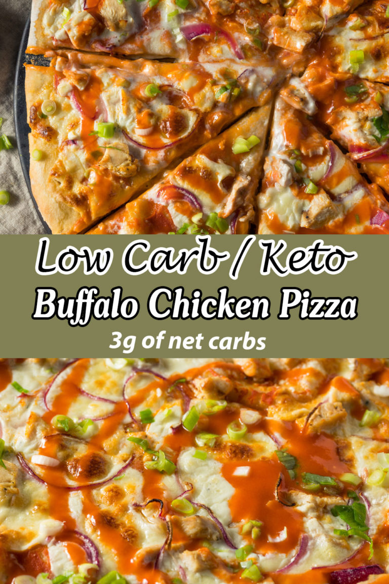 Keto Buffalo Chicken Pizza - Low Carb Fathead Buffalo Chicken Pizza