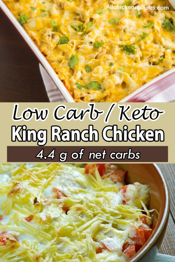 Keto King Ranch Chicken - Low Carb King Ranch Chicken Casserole