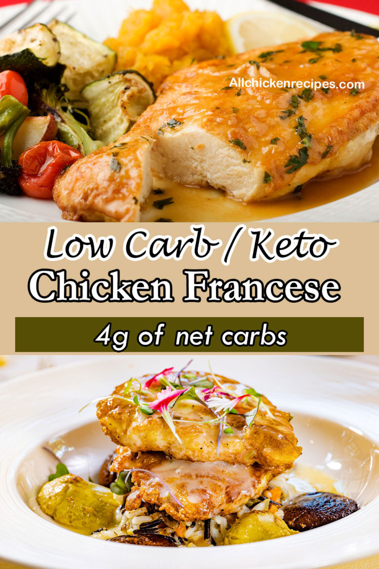 Keto Chicken Francese - Low Carb Francese With Buttery Sauce