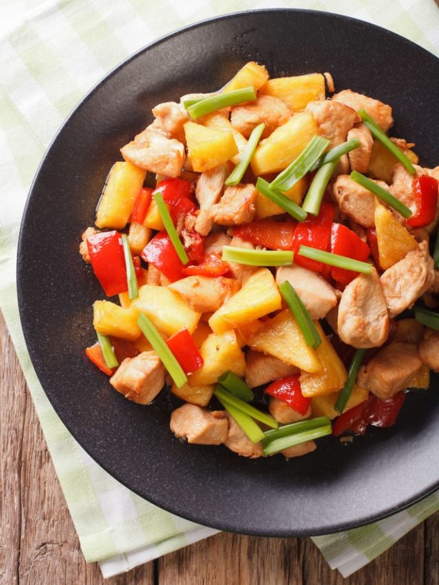 one pan pineapple chicken