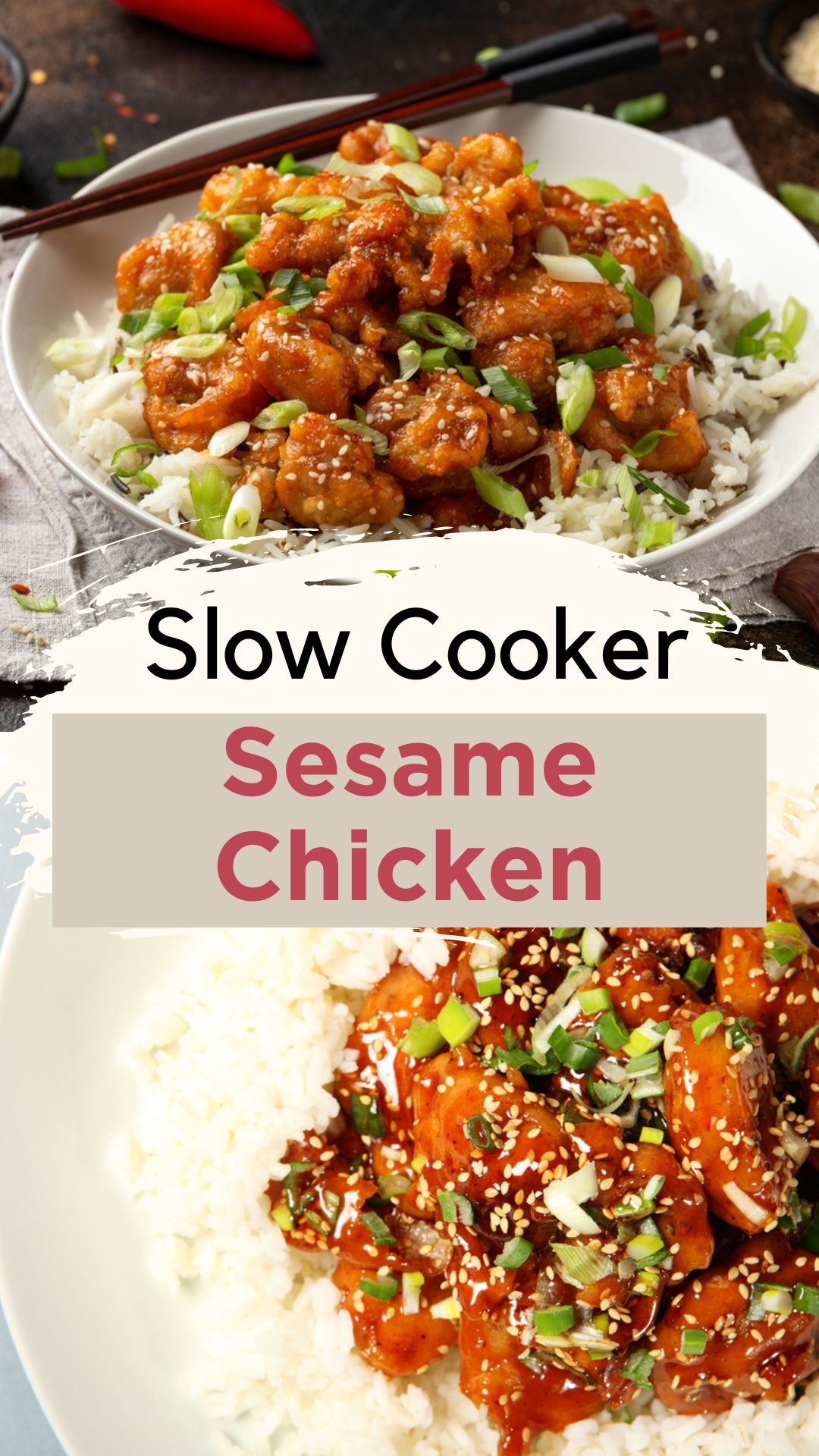 Slow Cooker Sesame Chicken | Best Crockpot Sesame Chicken