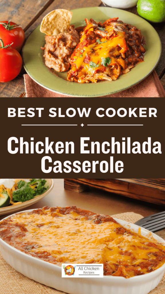 Best slow cook chicken enchilada casserole