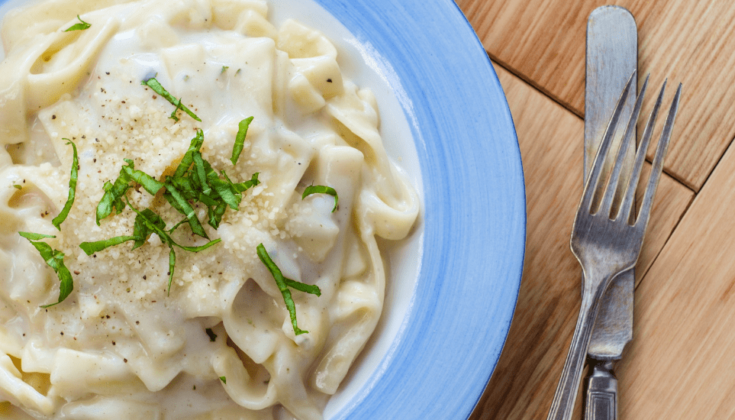 Crockpot Chicken Fettuccine Alfredo