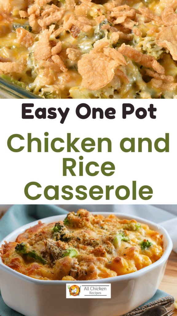 One Pot Chicken and Rice Casserole