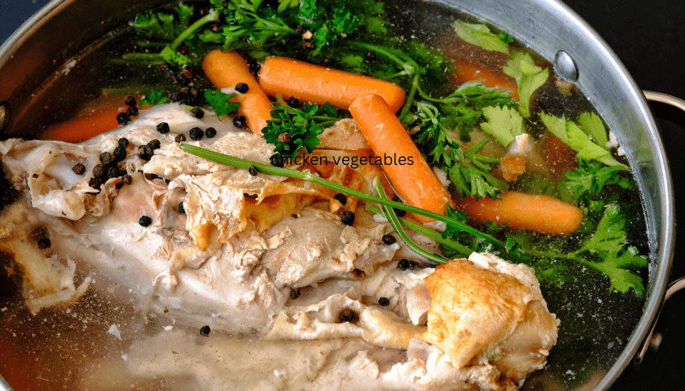 Crockpot Veggies and Chicken