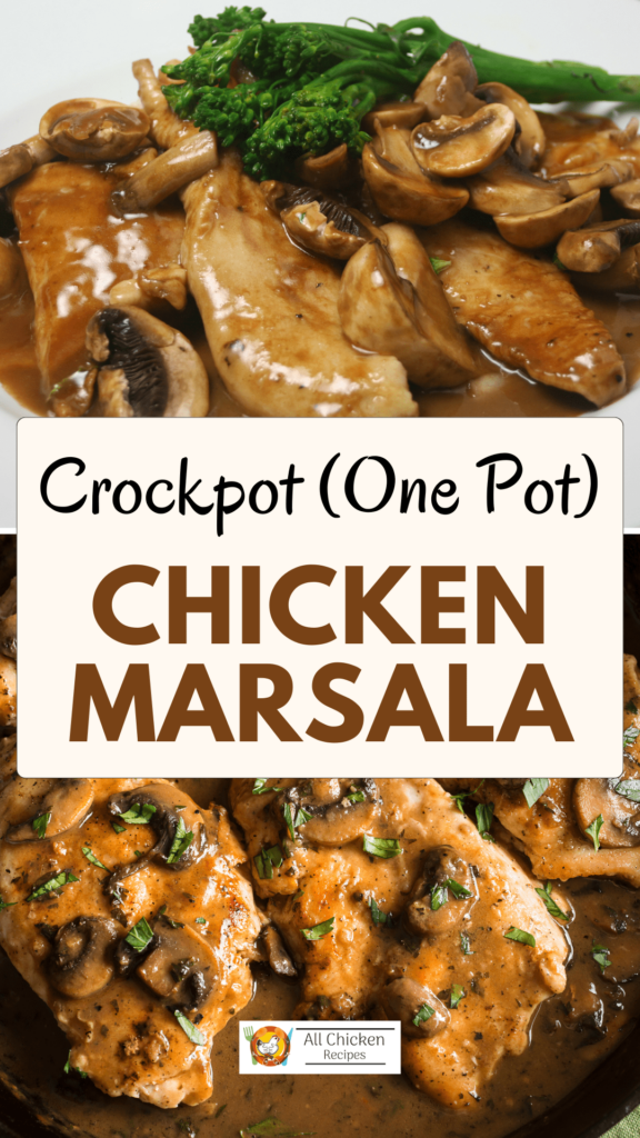 Easy Crockpot Chicken Marsala