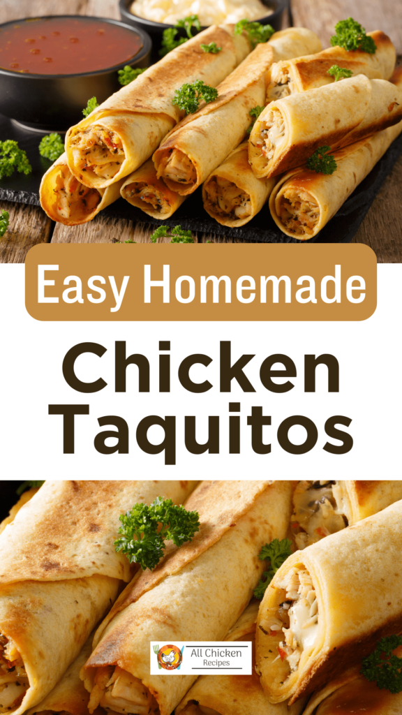 Homemade Chicken Taquitos