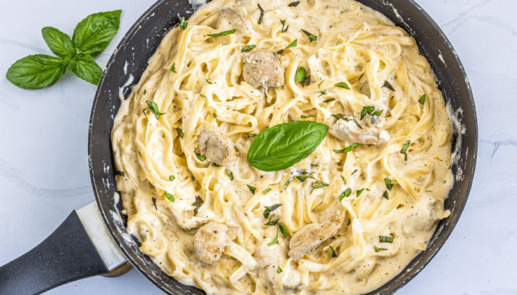 Olive Garden Copycat Chicken Alfredo