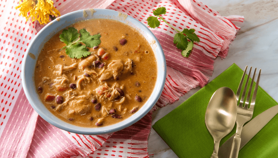 Slow Cooker Chicken Enchilada Soup