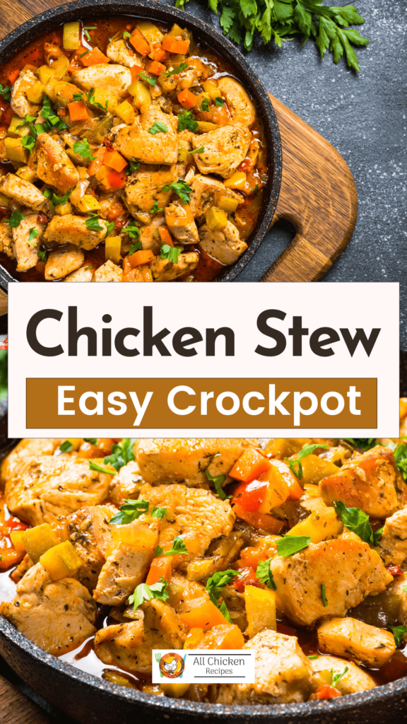 Slow Cooker Crock Pot Chicken Stew