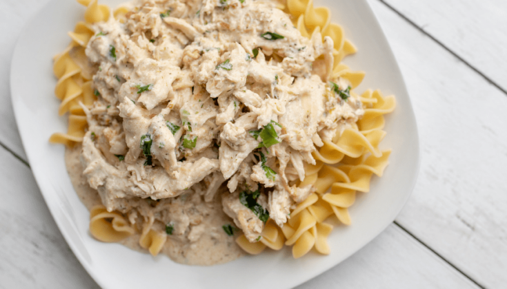 Slow Cooker Crock Pot Cream Cheese Chicken